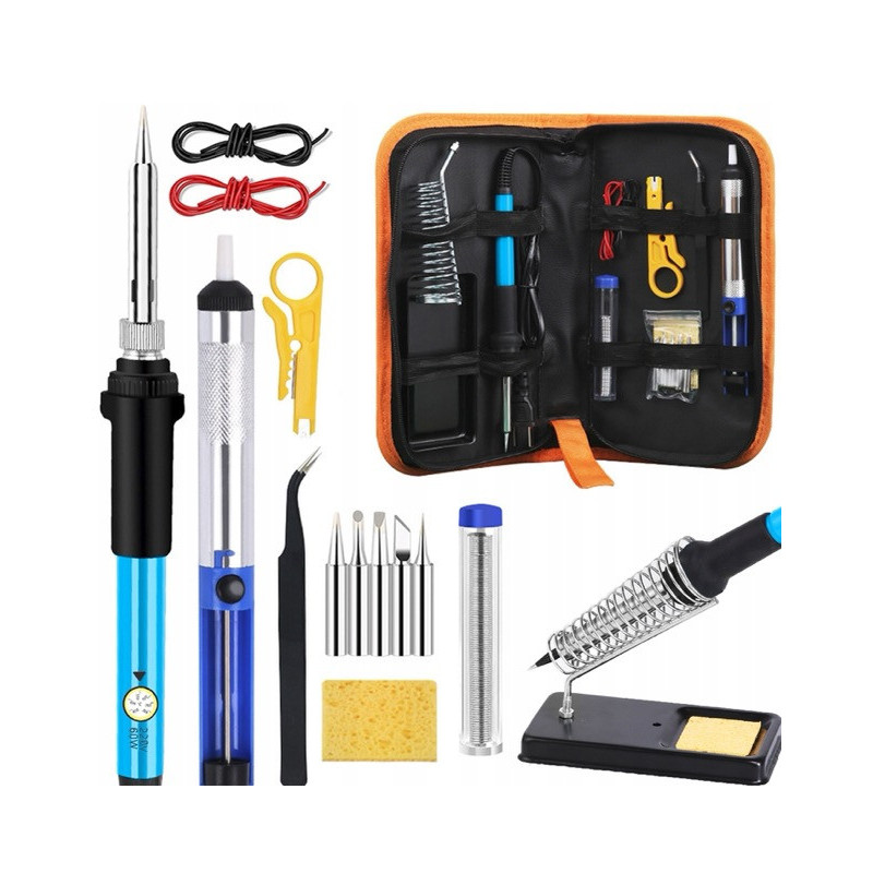 Sada pro pájení 80W – elektrická páječka s nastavitelnou teplotou (110V / 220V)