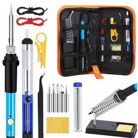 Sada pro pájení 80W – elektrická páječka s nastavitelnou teplotou (110V / 220V)