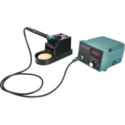 EXTOL INDUSTRIAL stanice pájecí s LCD a elektronickou regulací teploty a kalibrací, 8794520