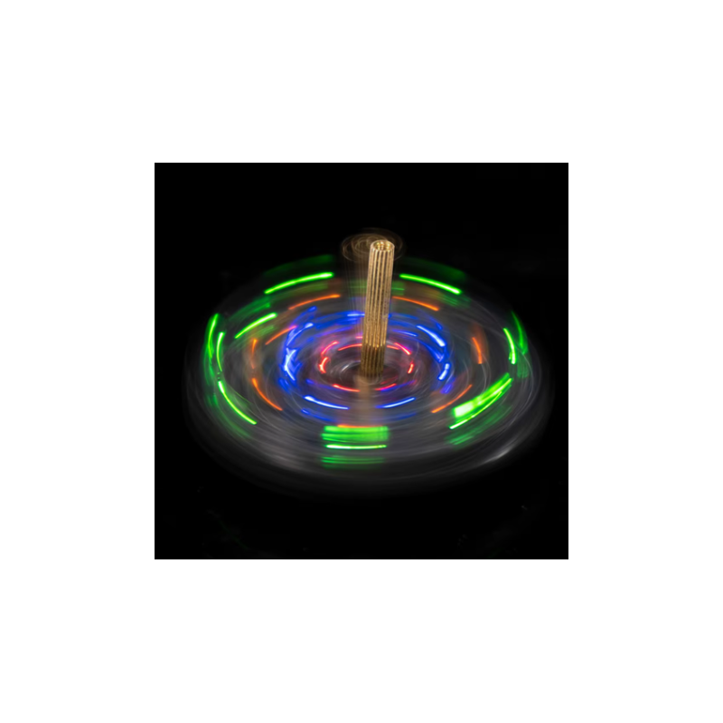DIY LED gyroskop – rotační světelný efekt na stůl DIY LED gyroskop – rotační světelný efekt na stůl